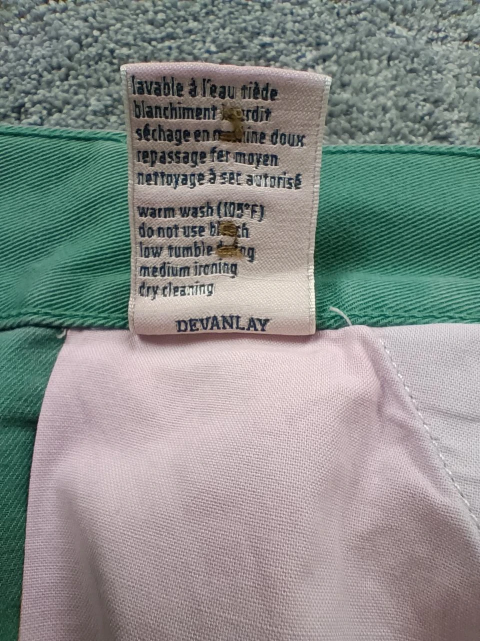 Lacoste Shorts Verde Chino Clássico Preppy Old Money 2000s – photo 9